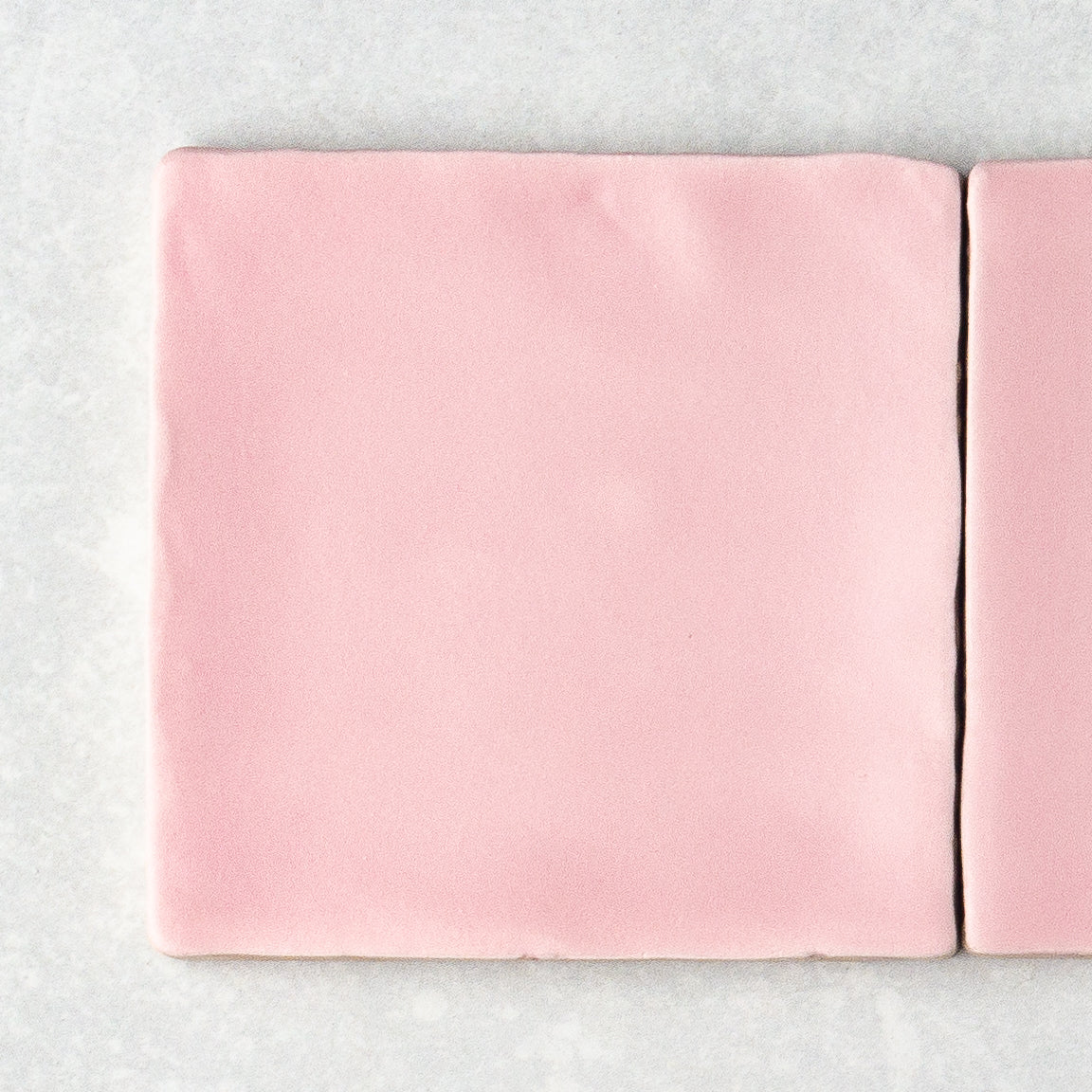 Handmade Matt Rosa Pink  100x100mm