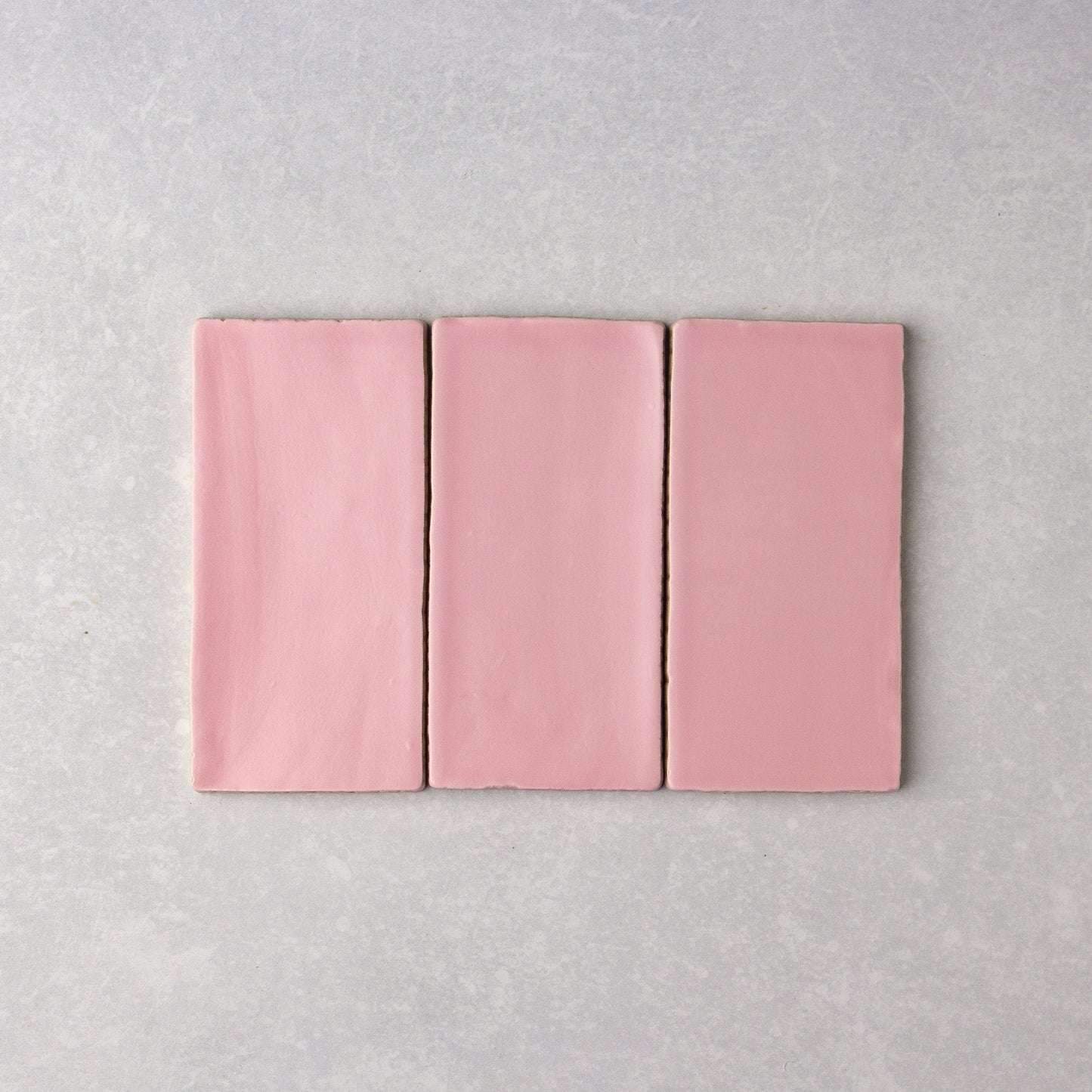Spanish Handmade Matt Rosa Pink  75x150mm