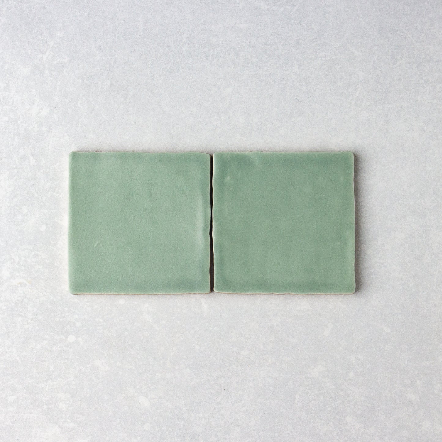 Handmade Matt Sage  100x100mm