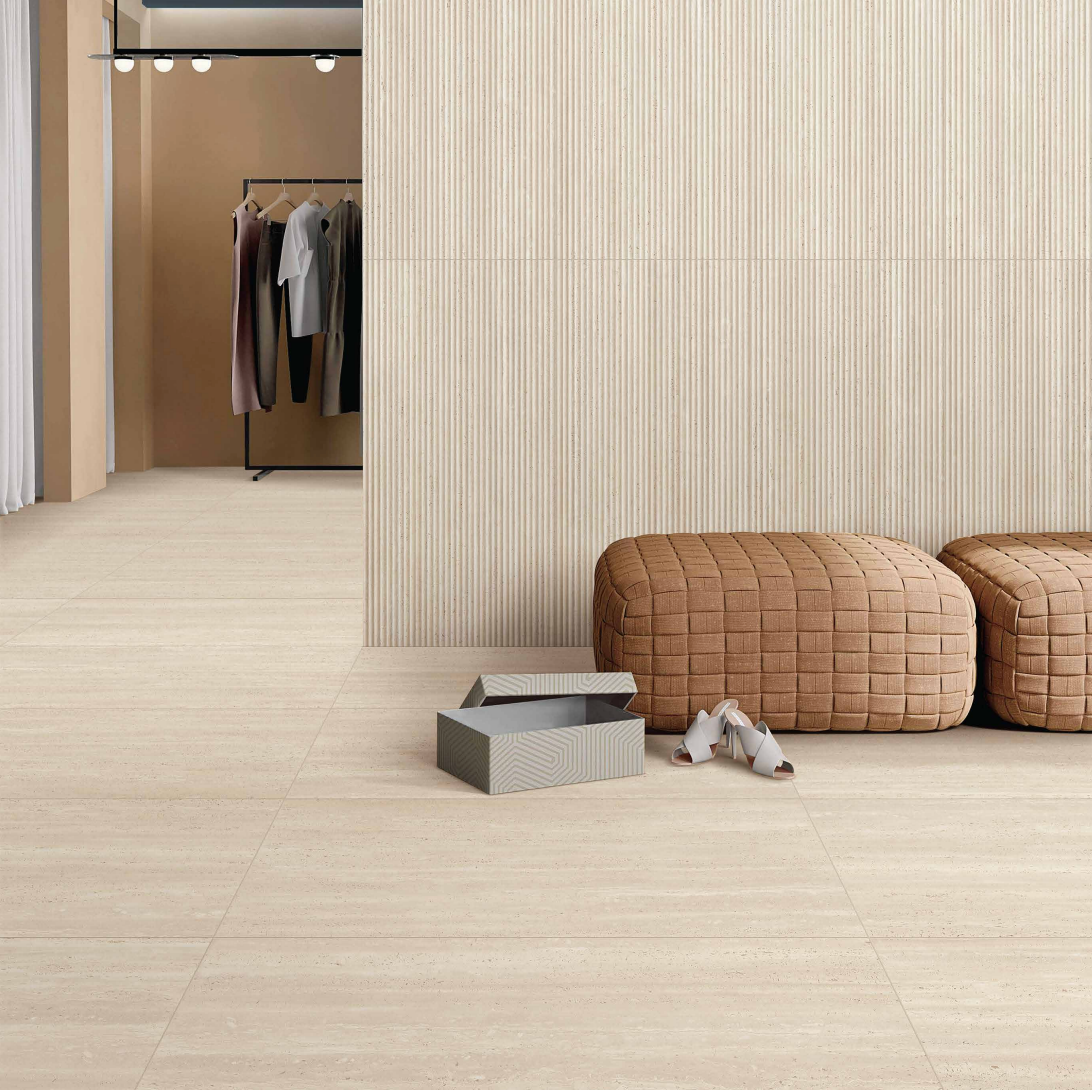 Tallow Bamboo Feature Travertine Look Ivory 600x1200mm