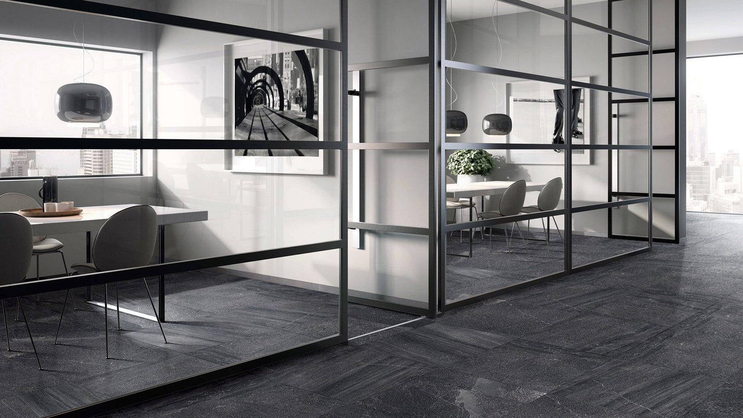 Shell Antracita Structured 600x600mm