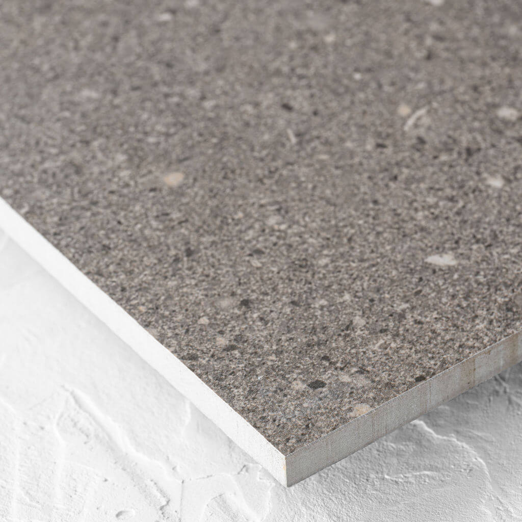 Shellstone Dark Grey External Rectified 600x600mm