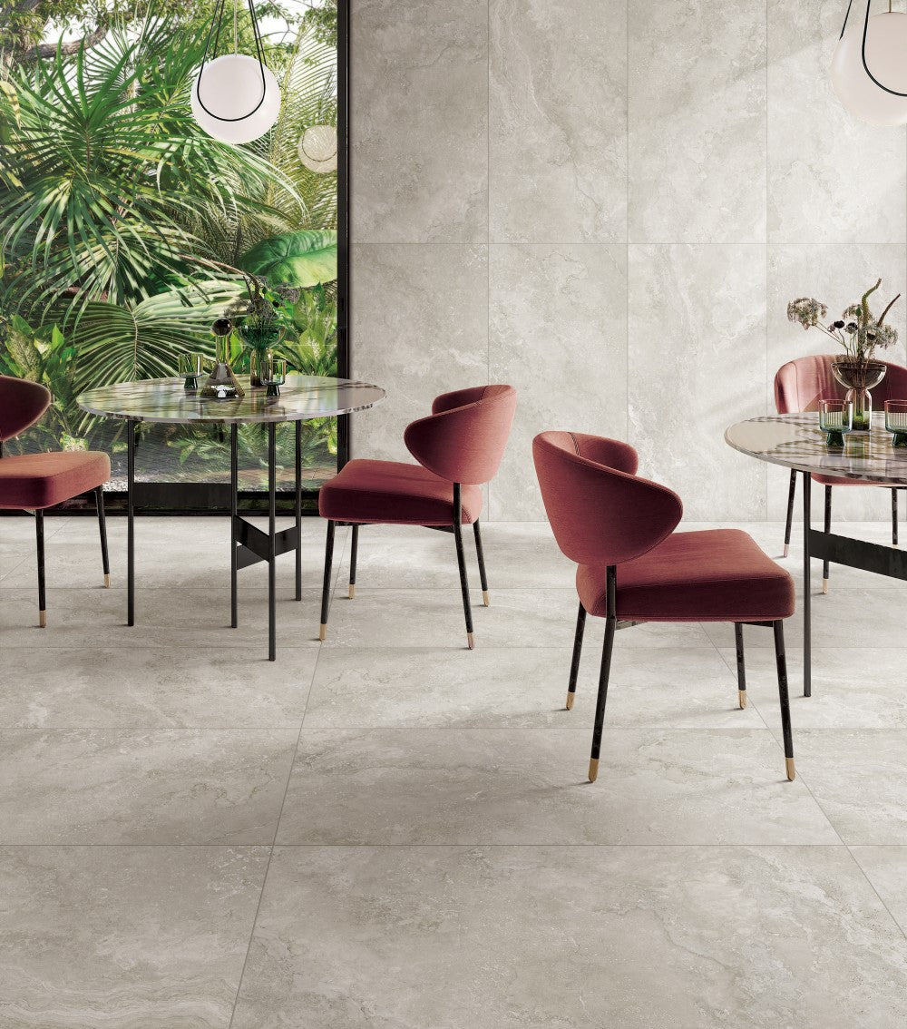Norcia Travertine Silver External Rectified Paver 600x600x20mm