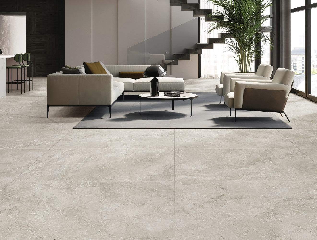 Norcia Travertine Silver External Rectified Paver 600x600x20mm