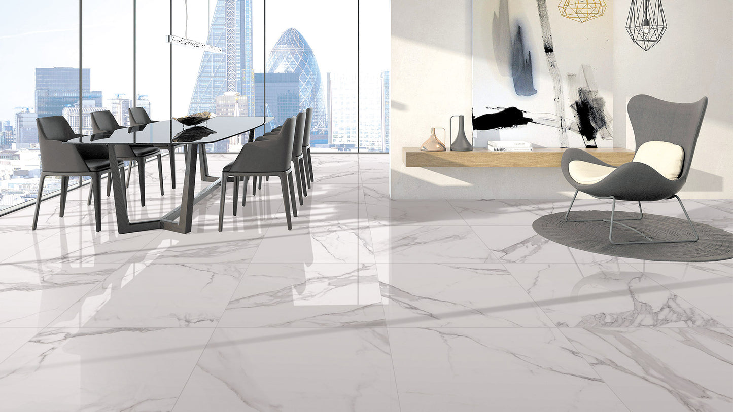 Stone Porcelain Statuario Lapparto 300x600mm