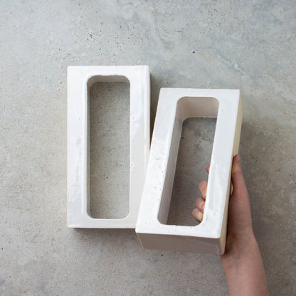 Arialuce Asole Bianco Gloss Breeze Blocks 120x240