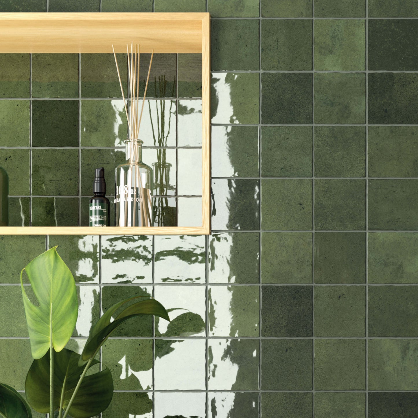 Majorca Gloss Green 100x100mm