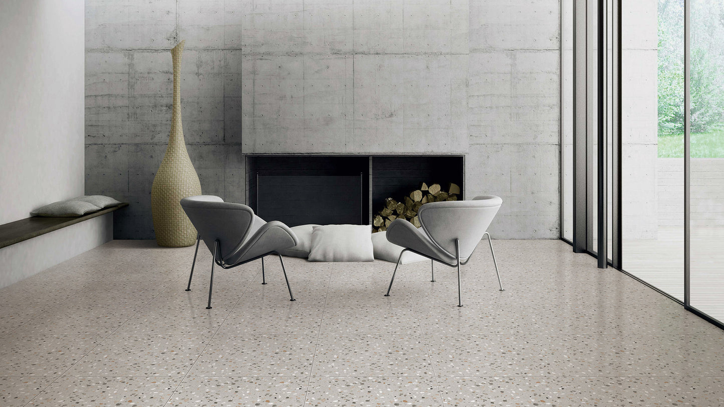 Terrazzo Stone Earth Matt Smooth Grip 600x600mm