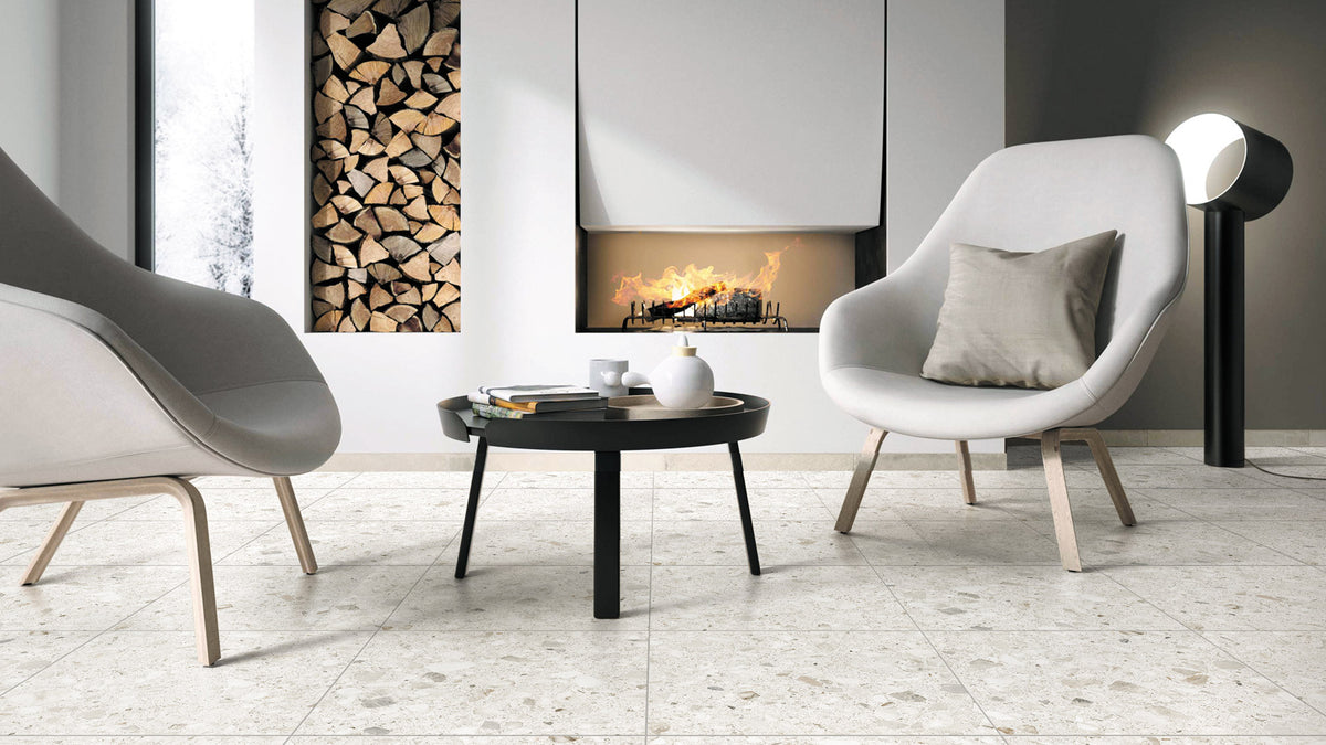 Terrazzo Stone Marshmellow Matt Smooth Grip 300x600mm