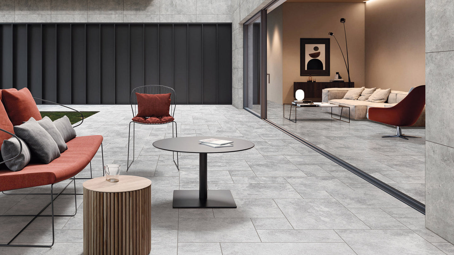Tundra Grey Structured Paver 600x600x20mm