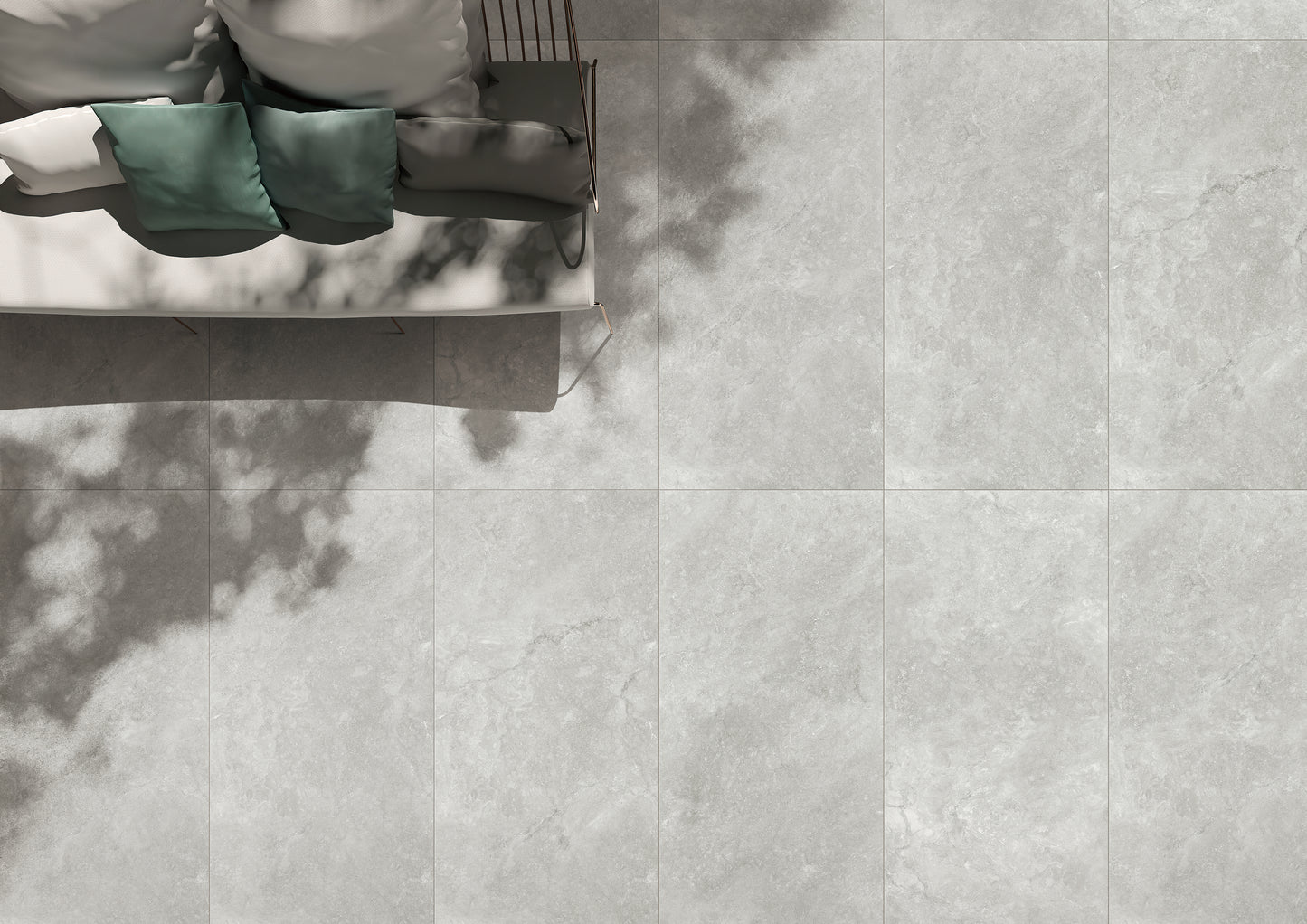 Vent Light Grey Matt 600x600mm