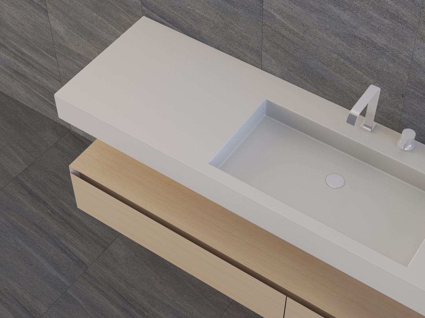 Verona Light Grey Matt 300x600mm