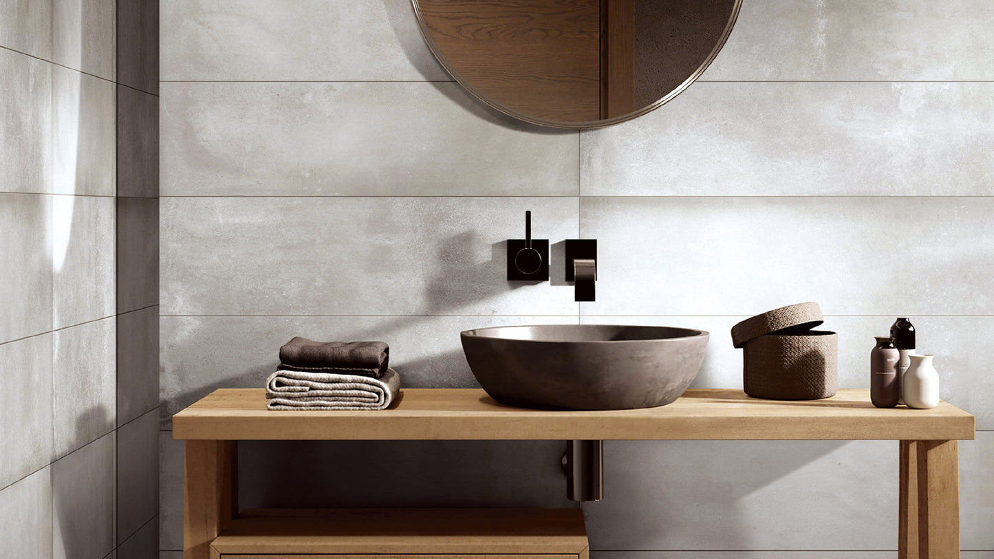 Vogue Light Grey Structured 600x600mm