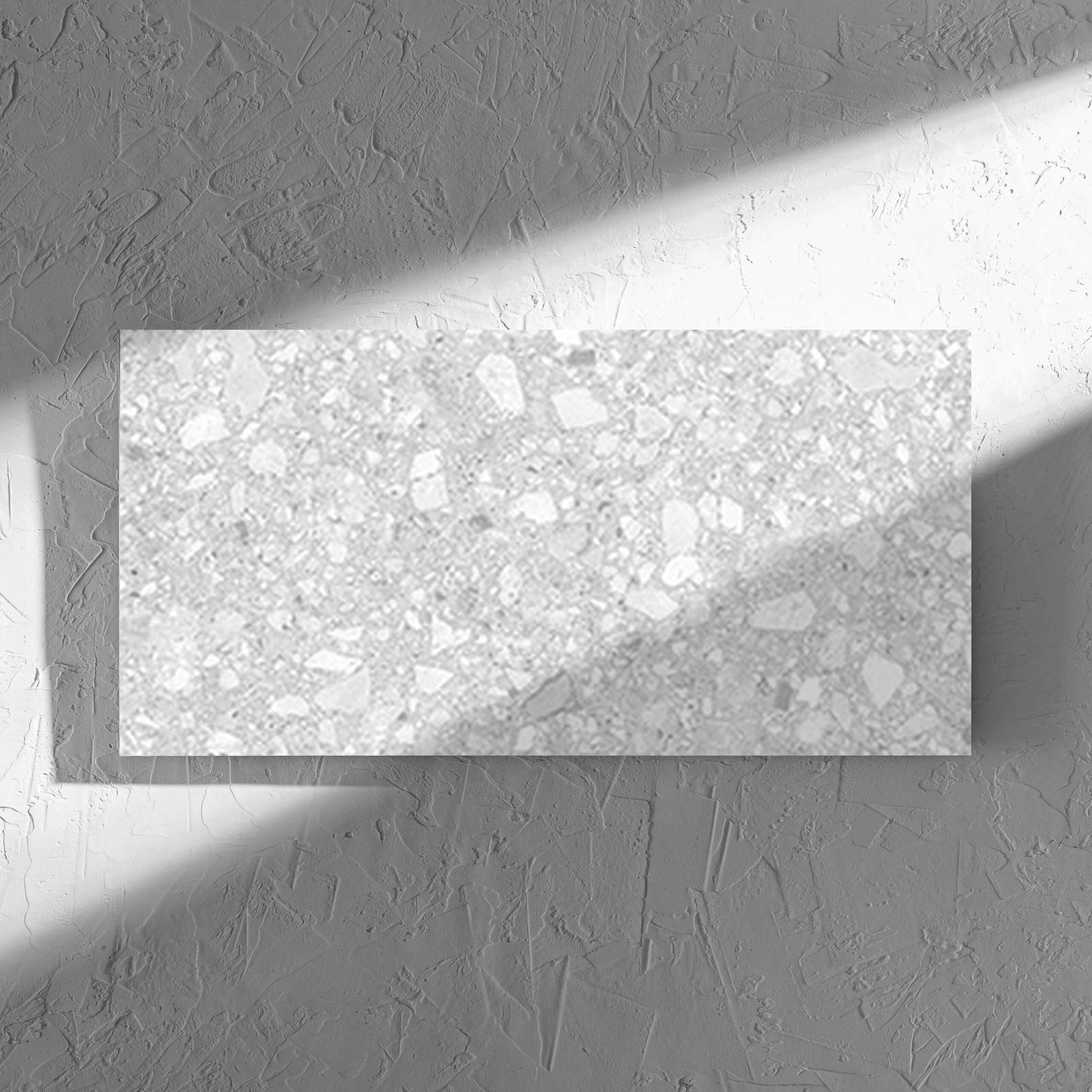 Vision White Lappato 300x600mm tile shadow