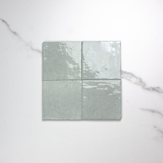 alchemica aqua gloss 100x100mm top view