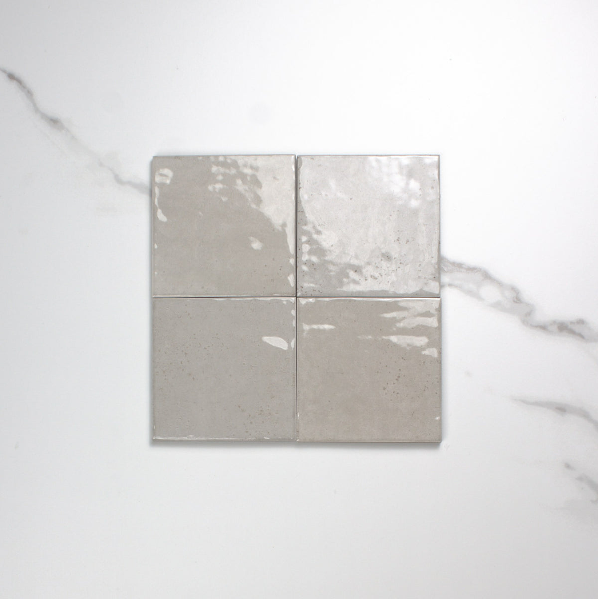 alchemica cenere gloss 100x100mm top view