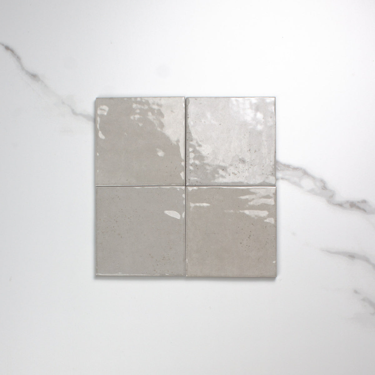 alchemica cenere gloss 100x100mm top view