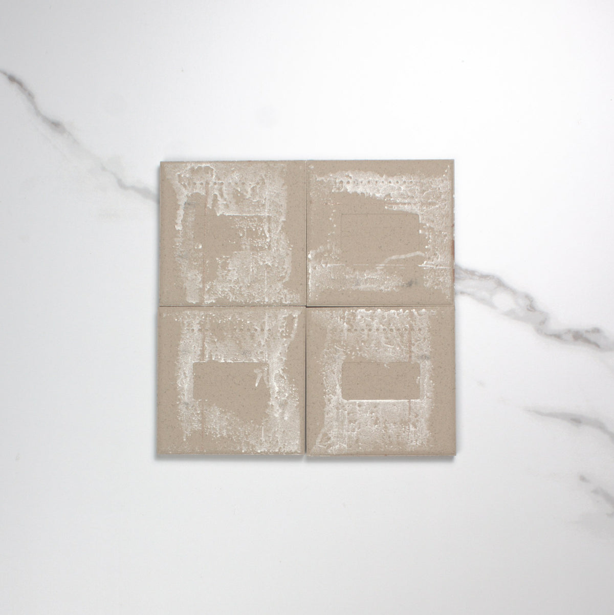 alchemica corallo gloss 100x100mm top view