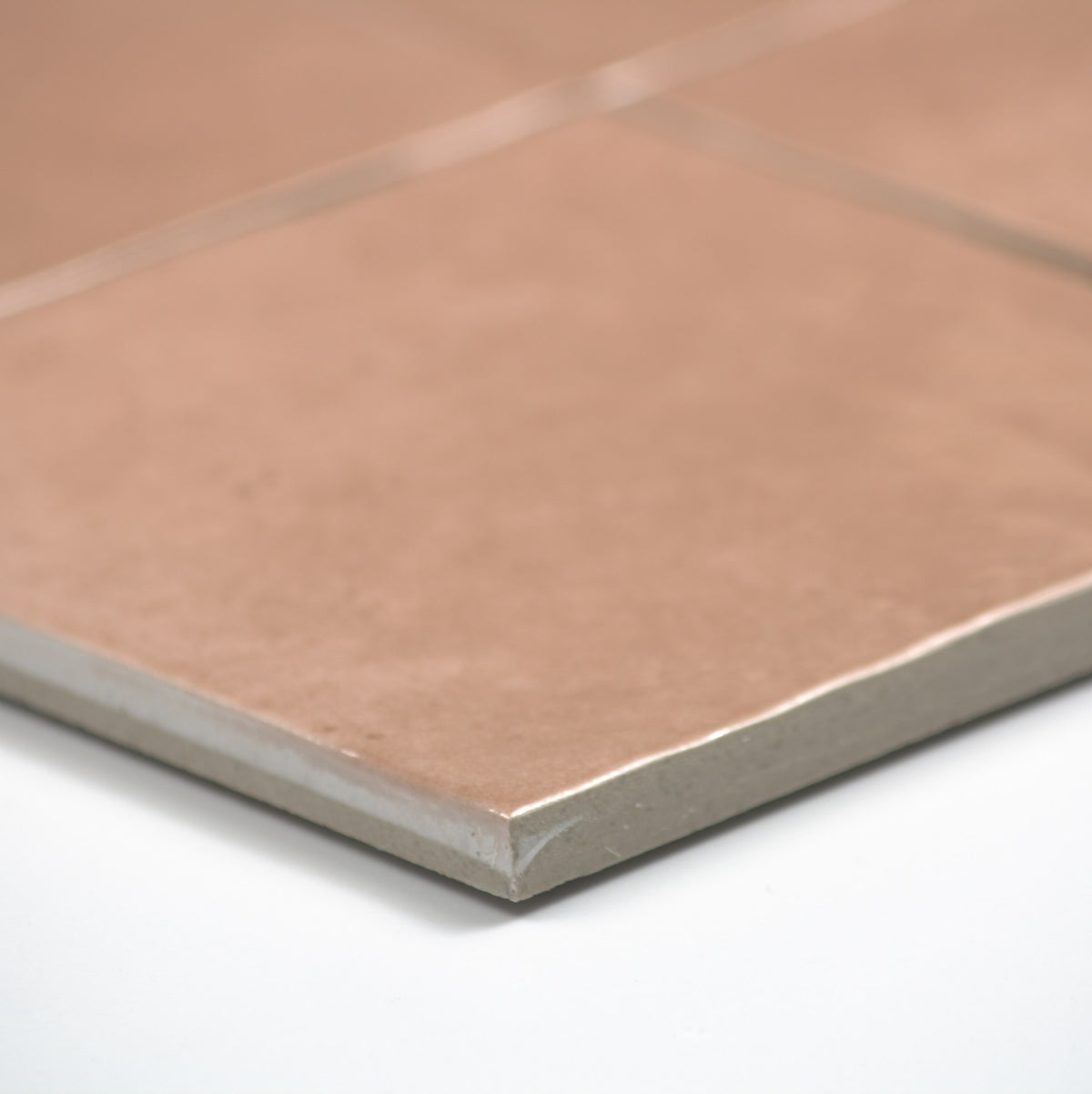 alchemica corallo gloss 100x100mm angle view