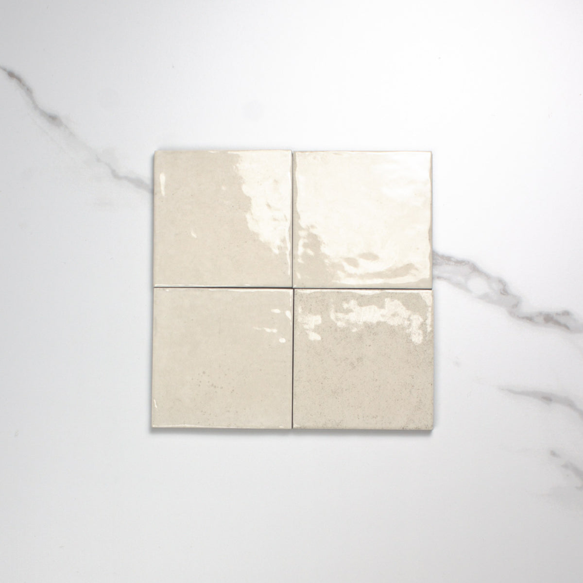 alchemica creta gloss 100x100mm top view