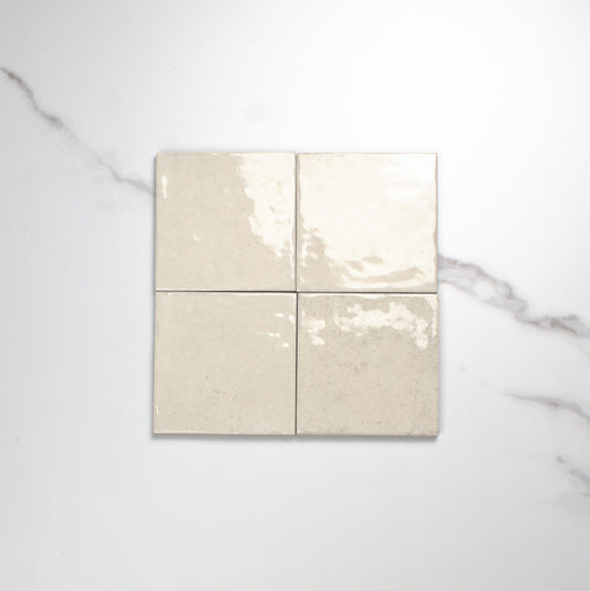alchemica creta gloss 100x100mm top view