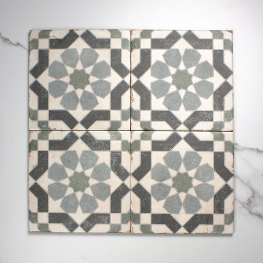 alhambra layla 200x200mm top view