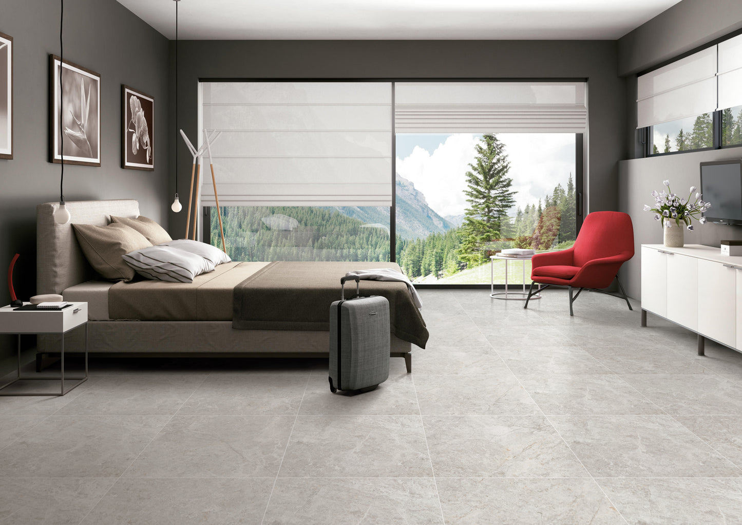 Antalya Beige Matt 600x600mm lifestyle
