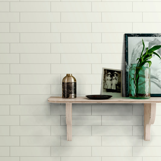 Aquarella Latte Gloss 75x300mm lifestyle