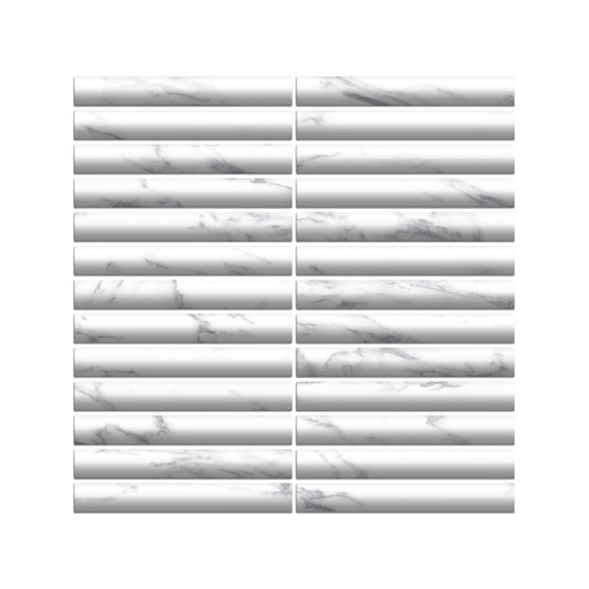 Archistone Carrara Recycled Glass Matt Fluted 290x299mm