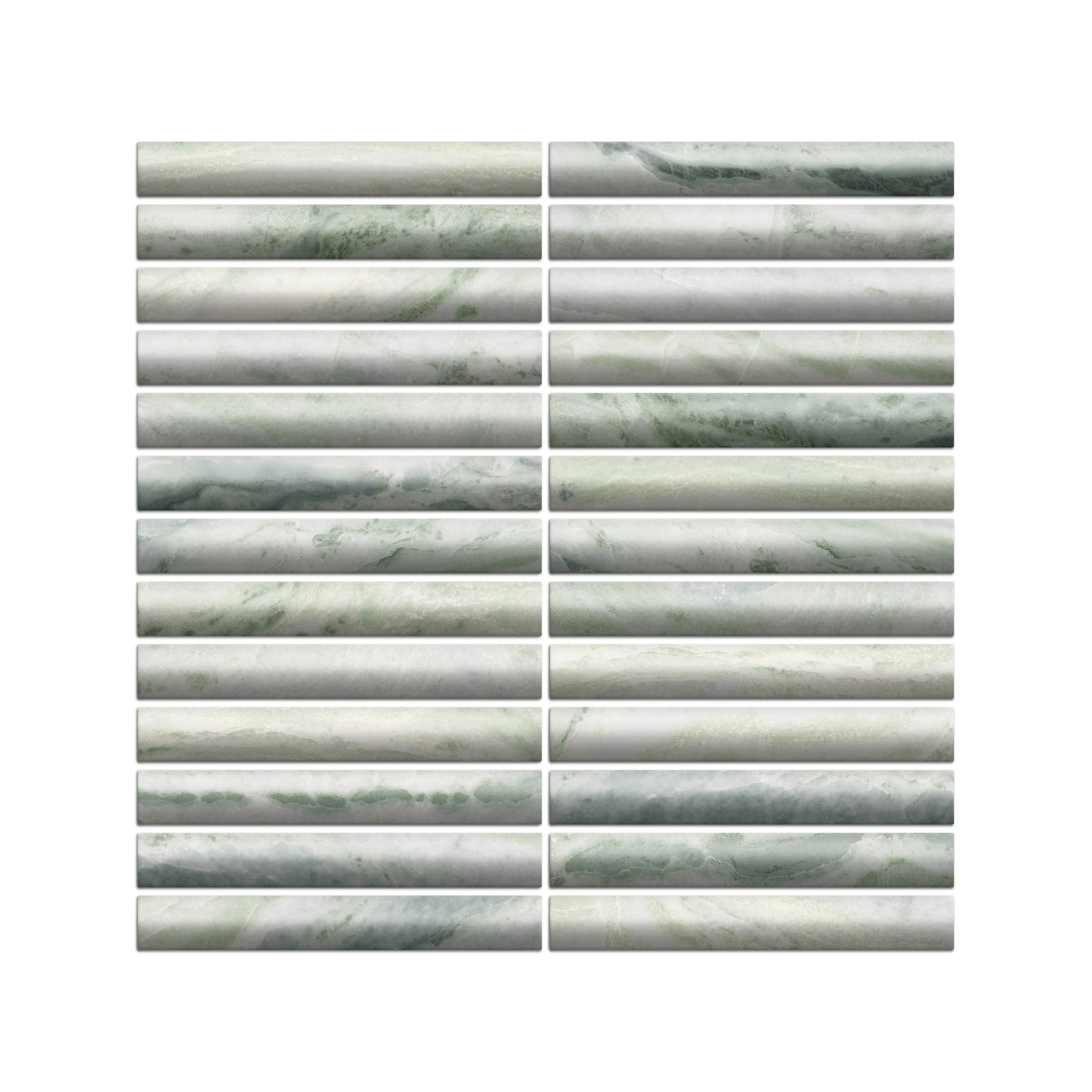 Archistone Jade Recycled Glass Matt Fluted 290x299mm