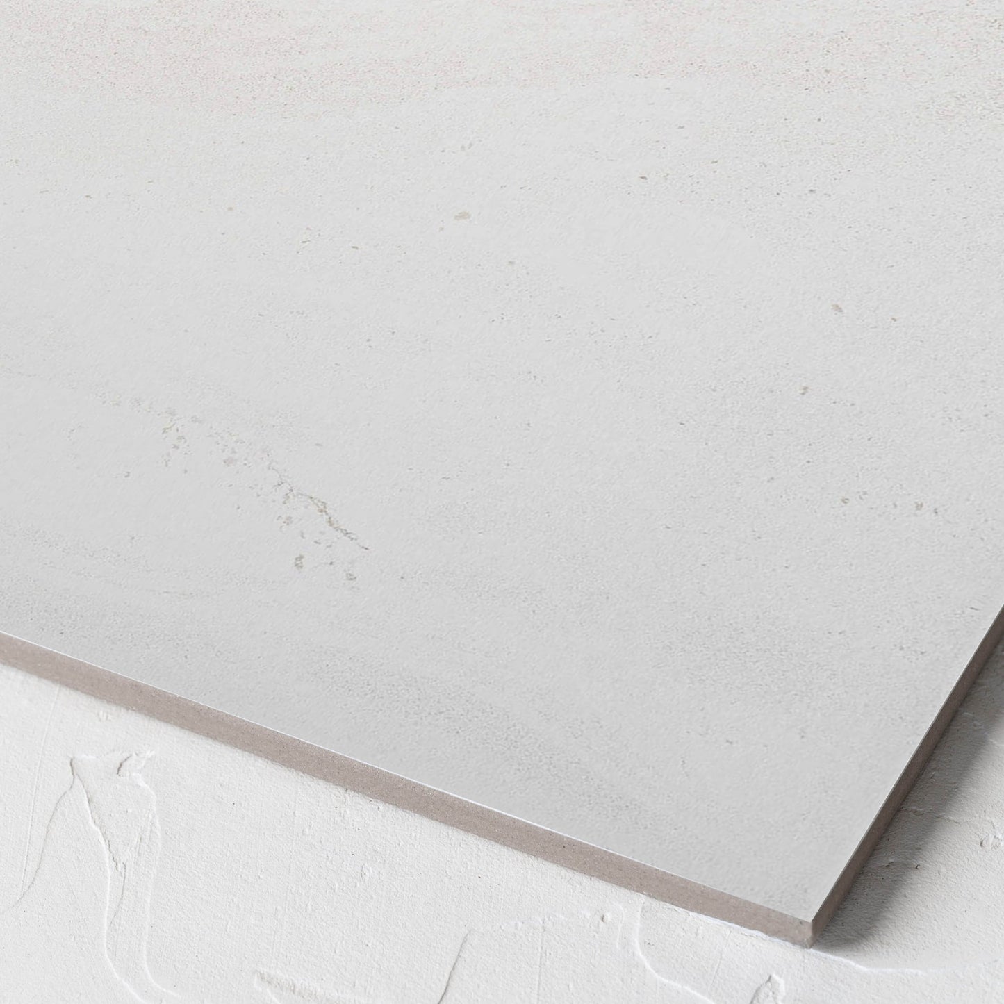 Corner close-up of the Argyle Stone Talco 300x300mm tile showing the tile surface and the edge profile