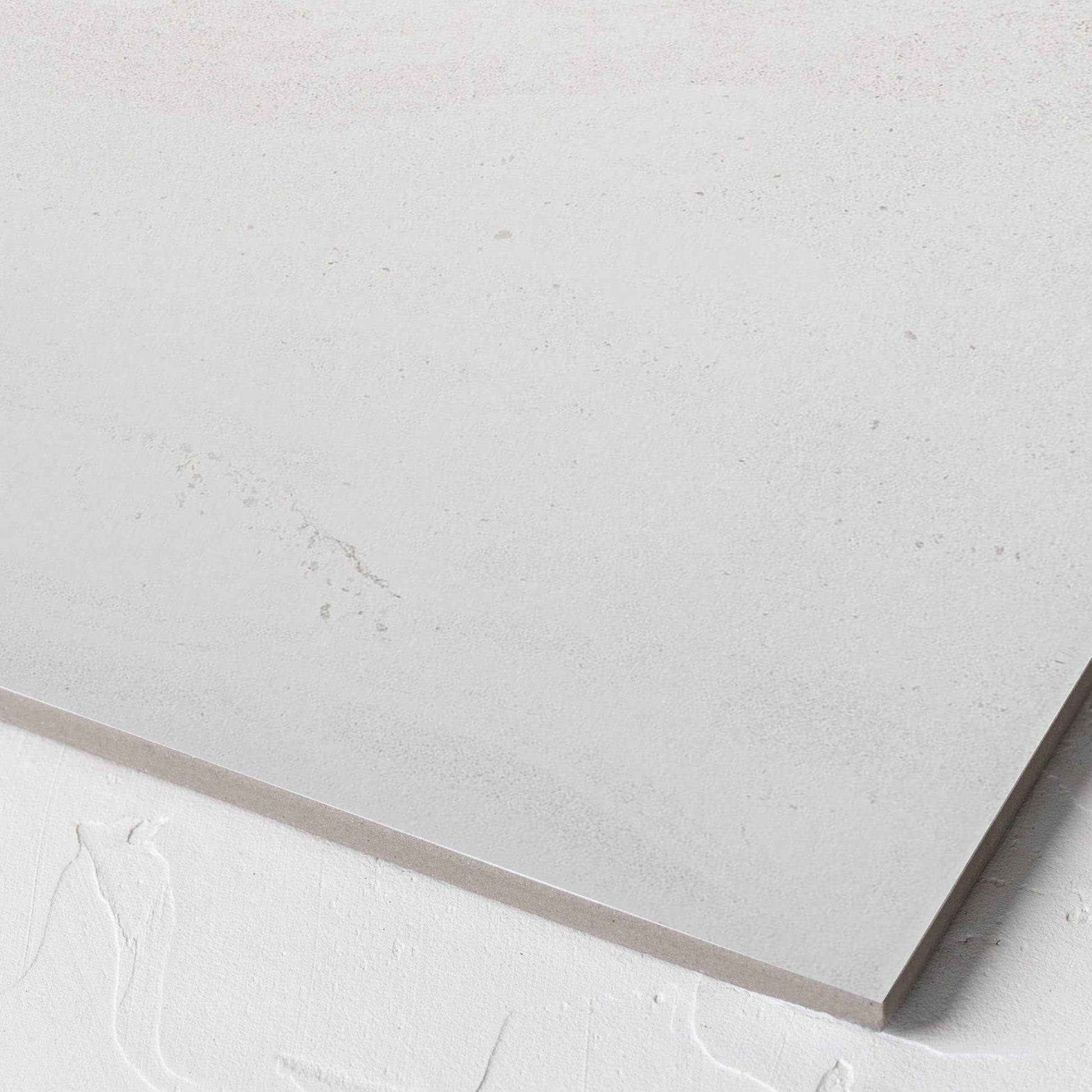 Corner close-up of the Argyle Stone Talco 300x300mm tile showing the tile surface and the edge profile