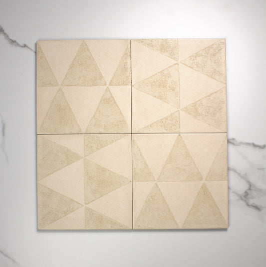 Artcraft Pomice Triangoli Decor 200x200mm top view