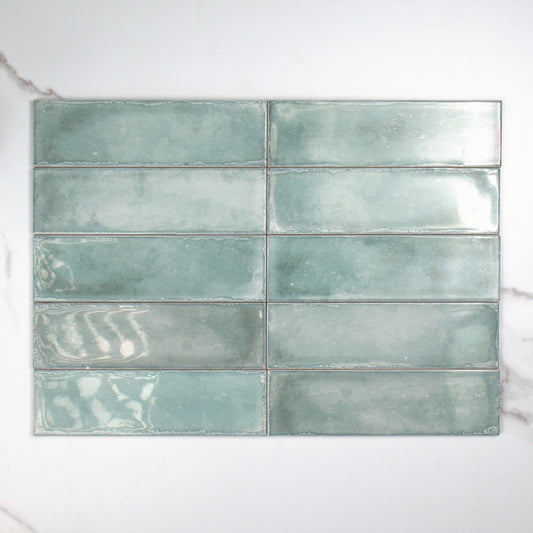 Atlantique Aquamarine Gloss 69x240mm top view