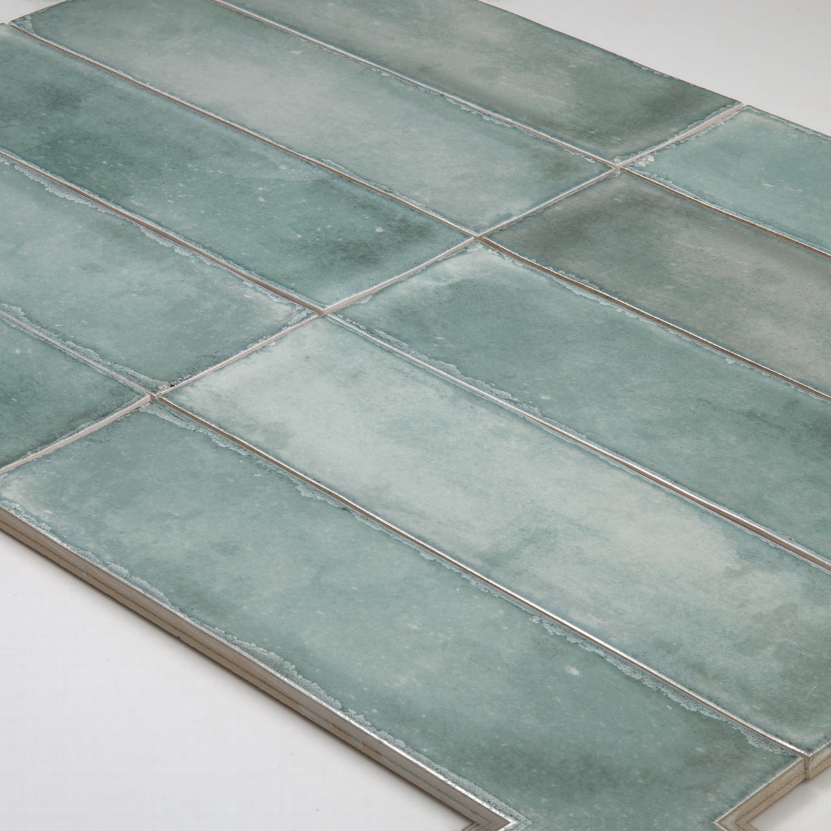 Atlantique Aquamarine Gloss 69x240mm angle view