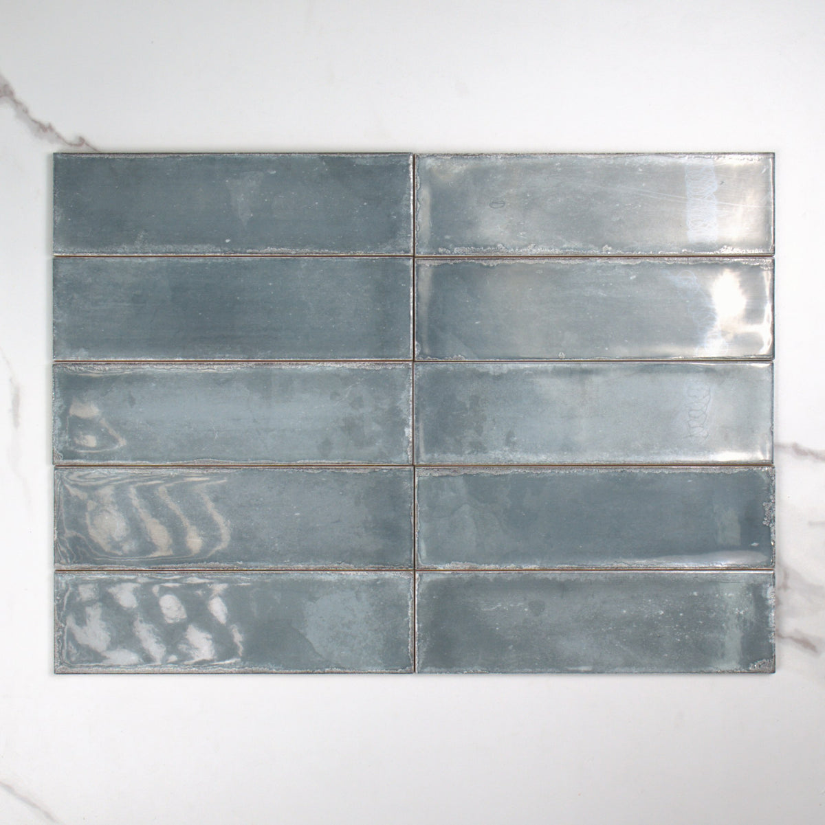 Atlantique Bleu Gloss 69x240mm top view