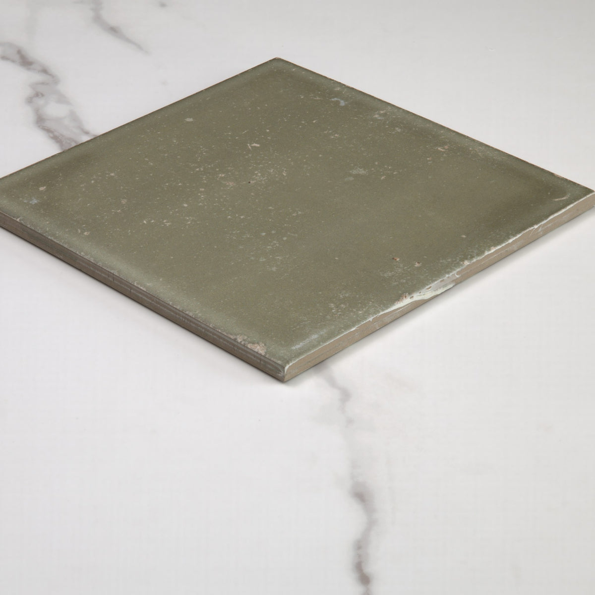 Atlantique Olive Matt 200x200mm angle view