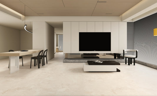 Aurelia Stone Almond 3D Decor 600x1200mm lifestyle