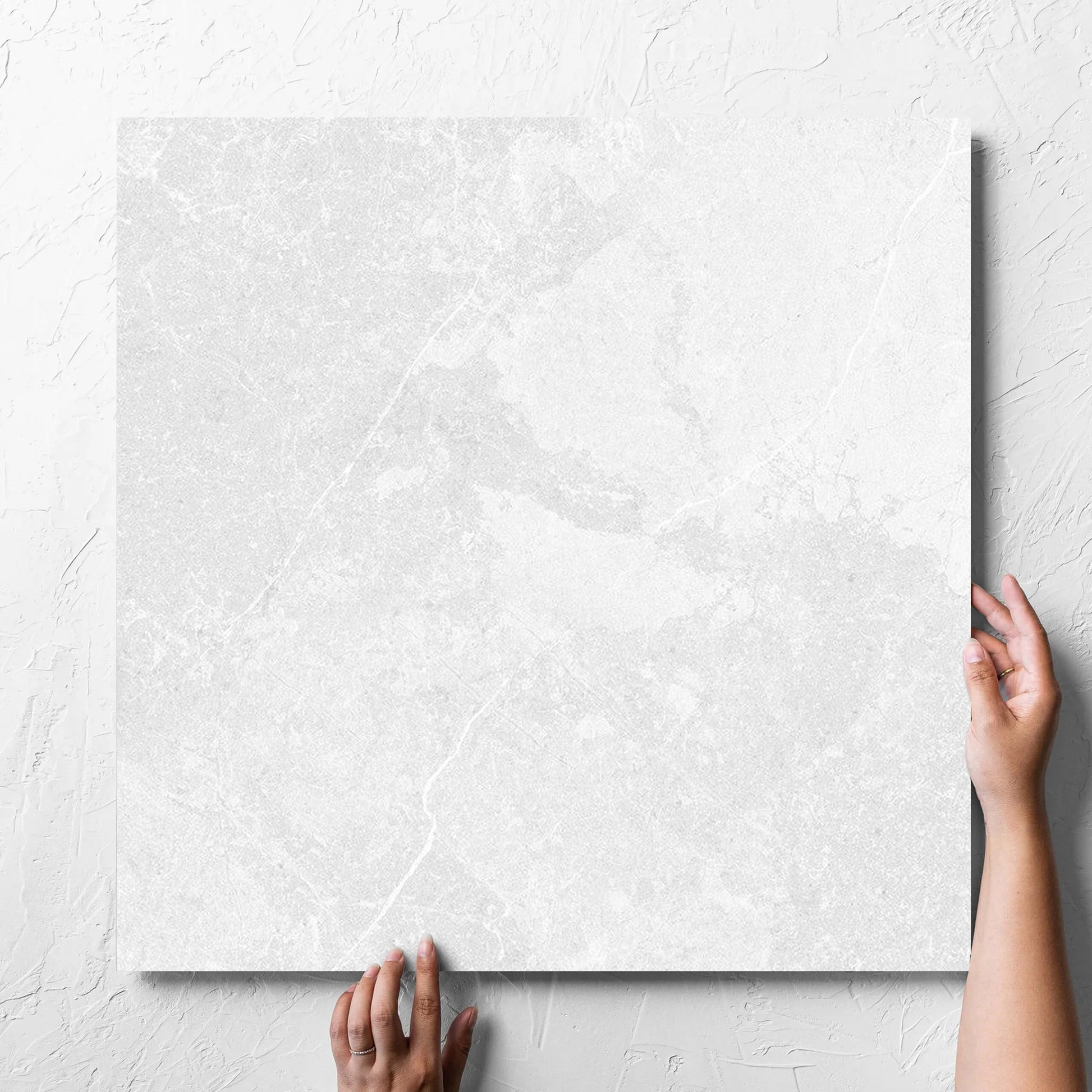Dominique Bone Matt 600x600mm hand 4