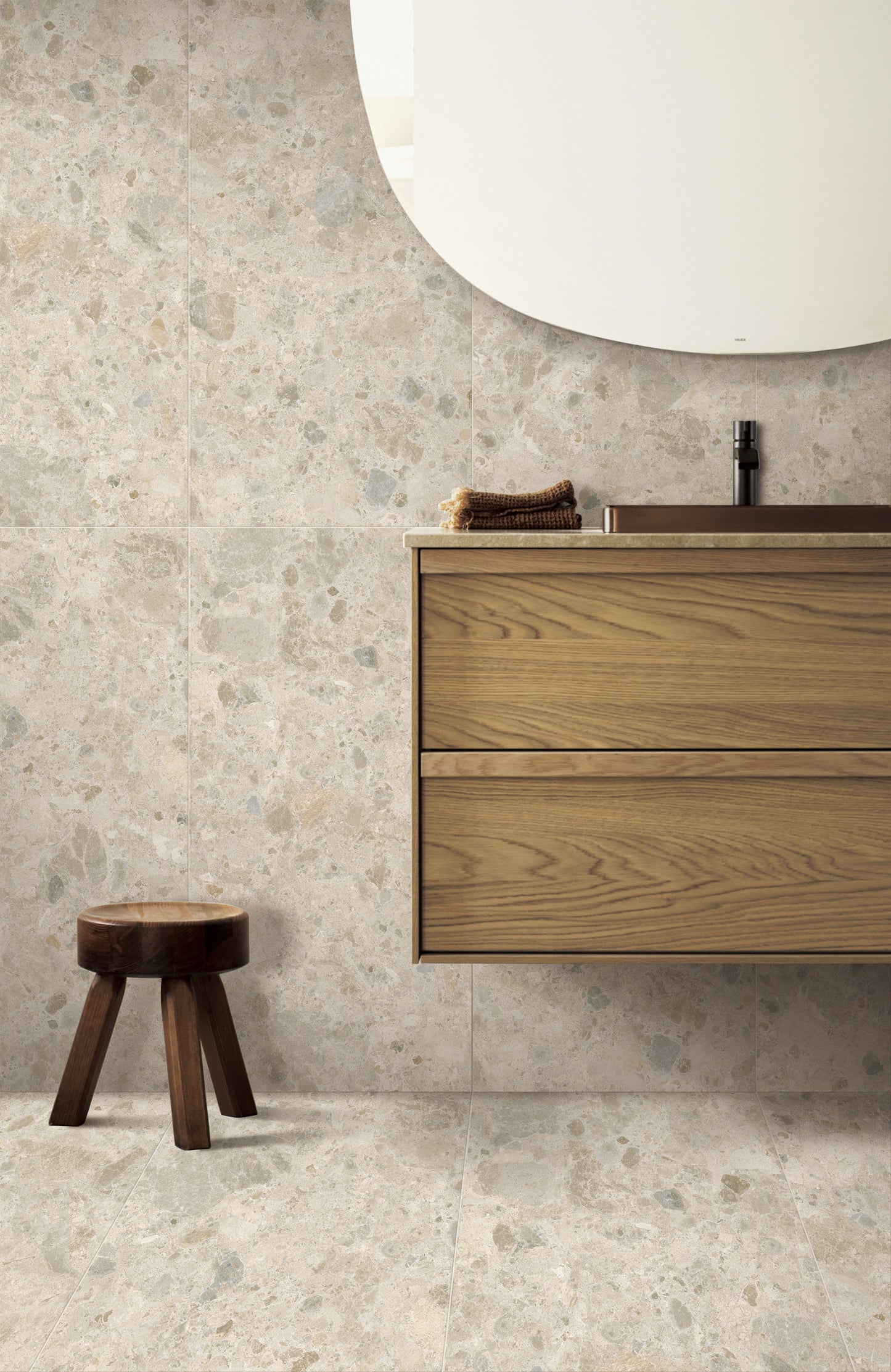 Bedrock Ivory Matt 300x600mm lifestyle