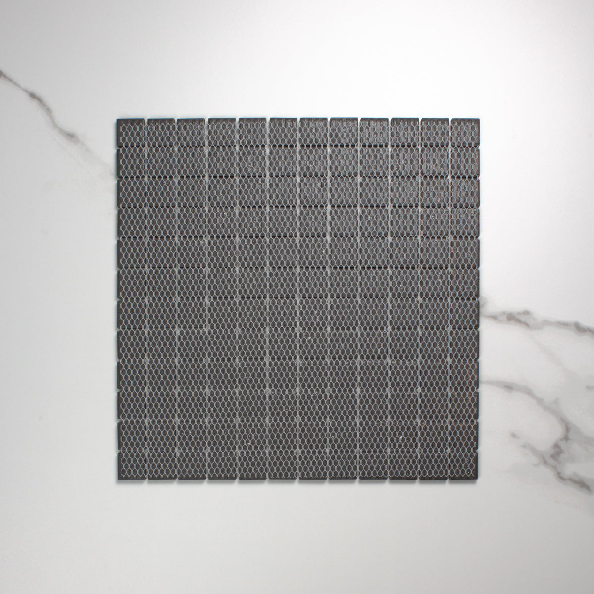 Marlowe Black Matt Mosaic 23x23mm top view