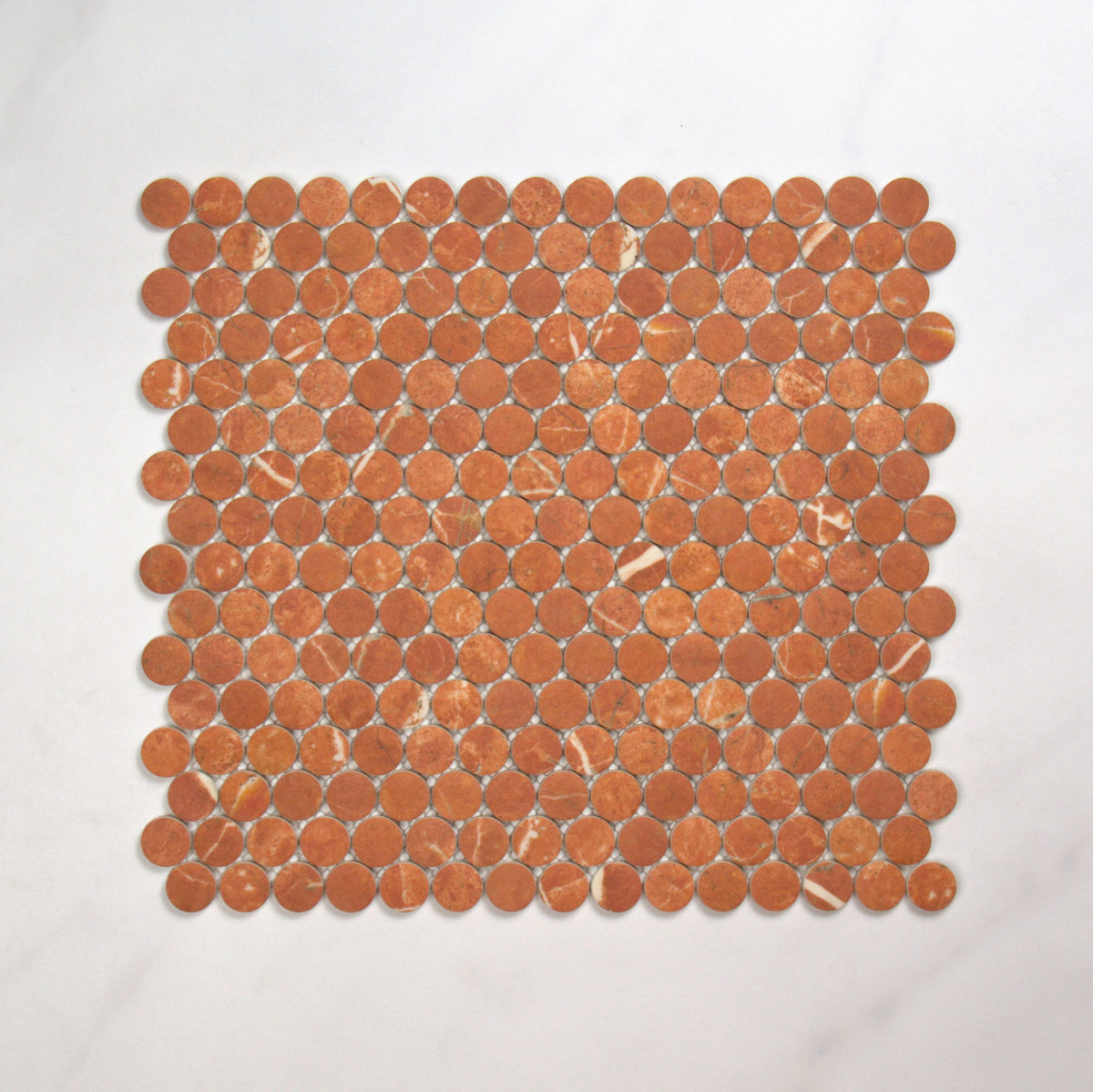 Boutique Rojo Alicante Recycled Glass Penny Round 290x315mm top view