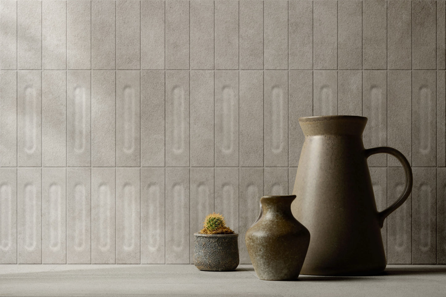 Brickworks Bianco Matt Decor 60x240mm lifestyle