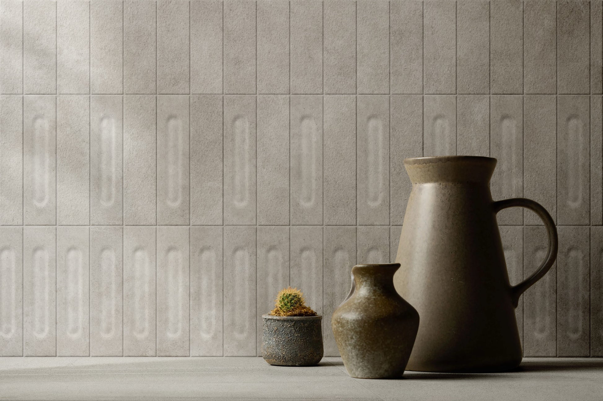 Brickworks Bianco Matt Decor 60x240mm lifestyle