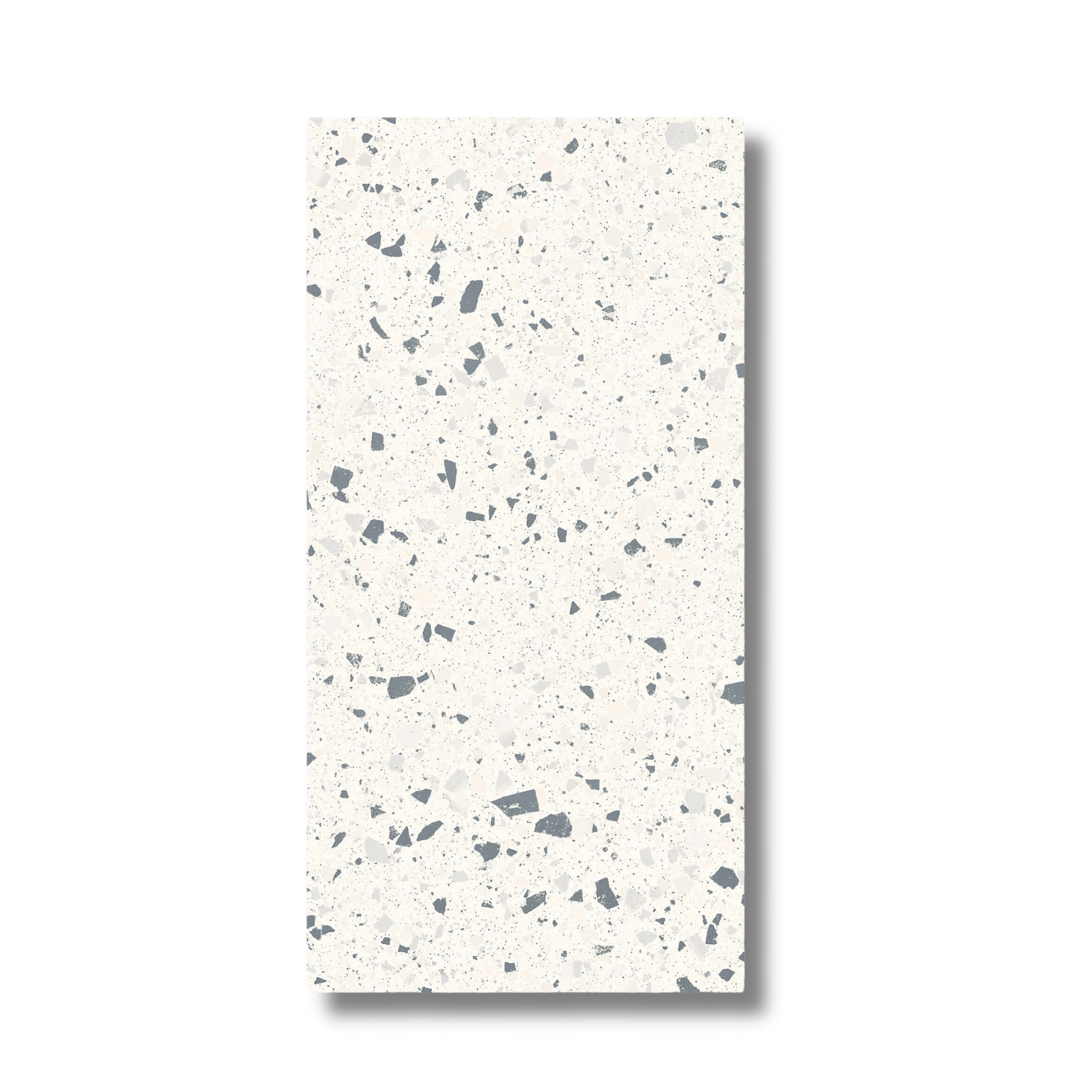 Venice White 300x600mm Matt Terrazzo Look Tile