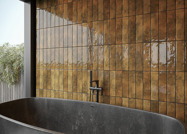 Caramela Cotto Gloss 75x300mm lifestyle