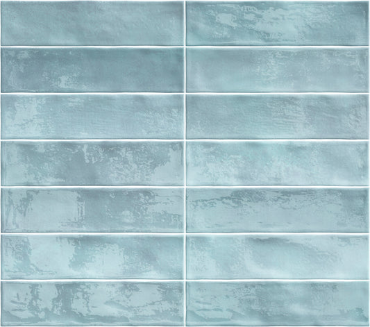 Caramela Sky Blue Gloss 75x300mm
