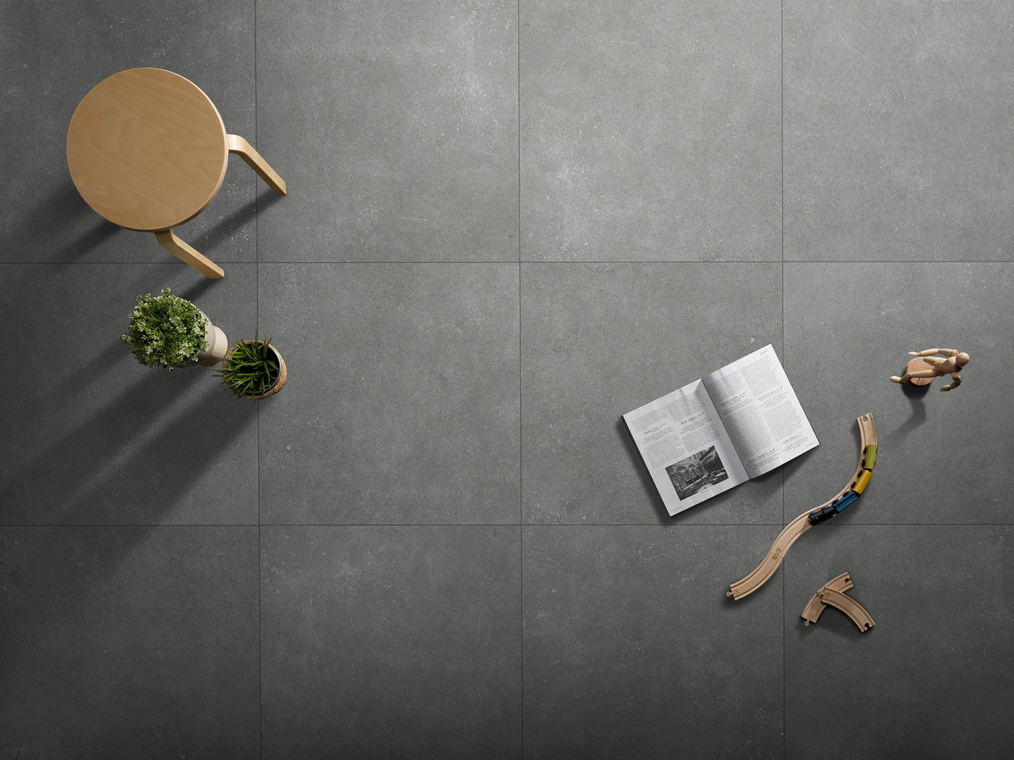 Carnarvon Grey Matt External 450x450mm lifestyle