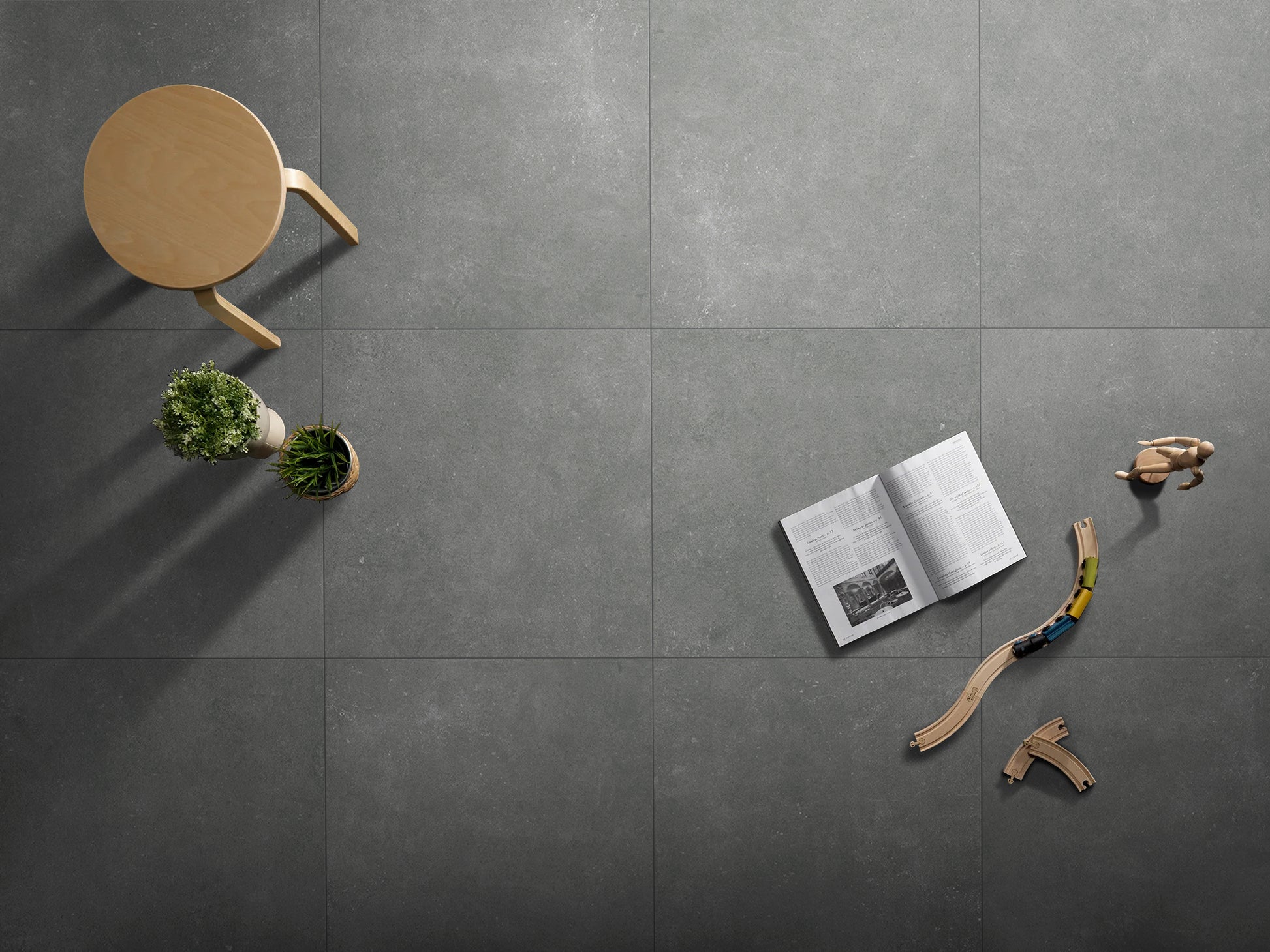 Carnarvon Grey Matt External 450x450mm lifestyle