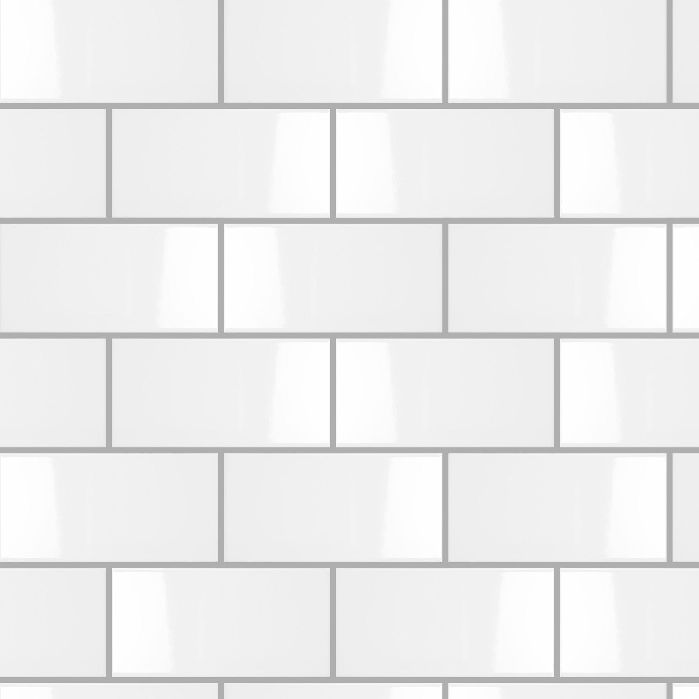 Simplicity White Pressed Gloss 100x200mm